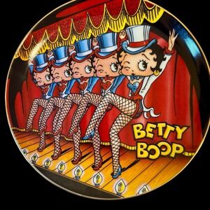 Vintage Danbury Mint Betty Boop Collector Plate It's Show Time Porcelain 1993COA